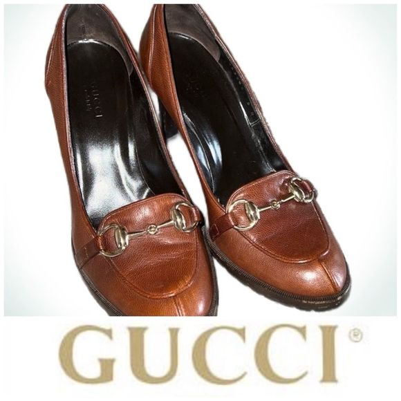 •Gucci horse bit heeled loafer• - Picture 1 of 13